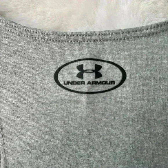 Under Armour Grey Youth XL Workout Activewear Tank Top - Picture 4 of 6
